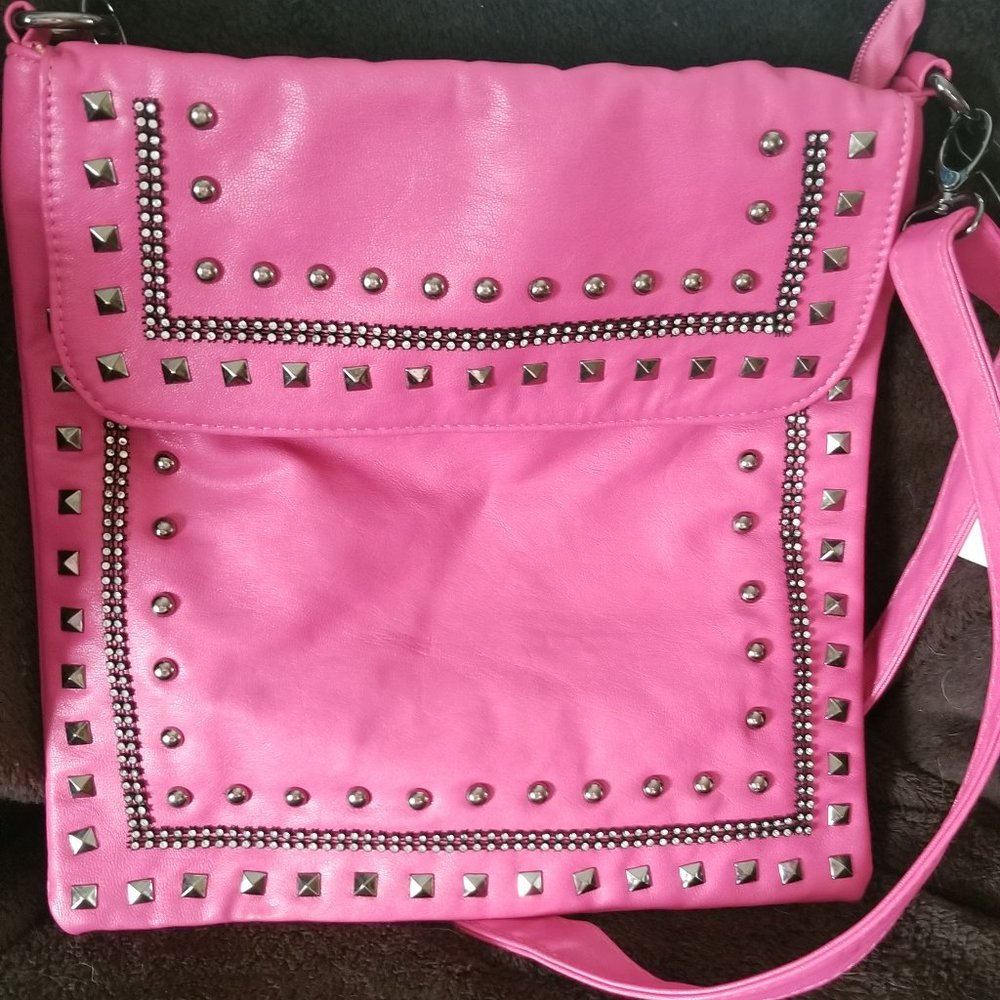 Pink Cross Body Purse